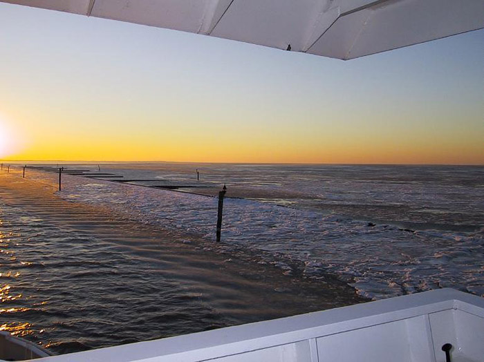 Letzte Überfahrt von Wangerooge nach Harlesiel