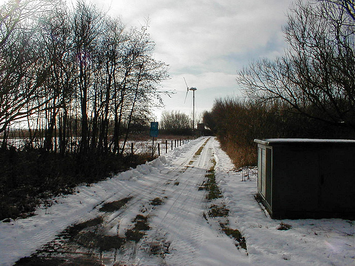 Weg zur Kläranlage