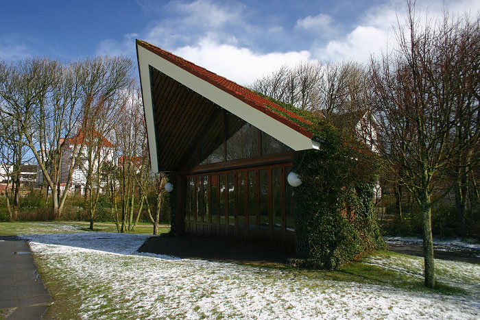 Musikpavillon im Rosengarten