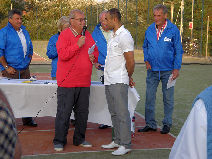 Arthur Abraham beim Tennisturnier