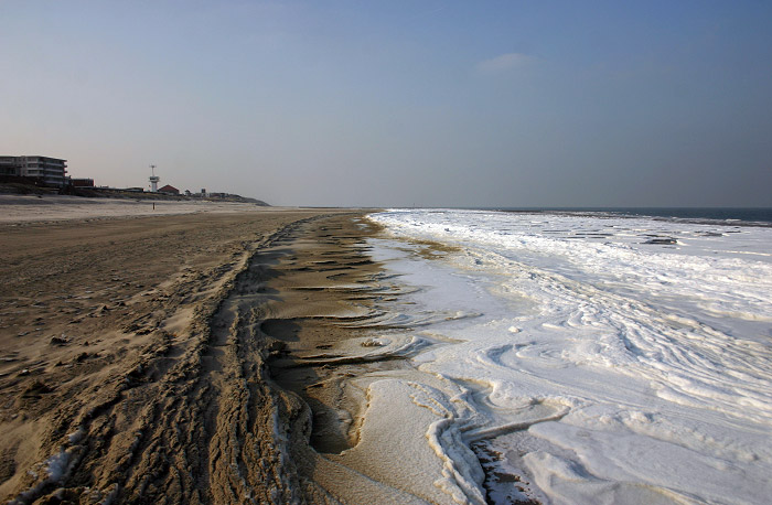 Eis am Strand