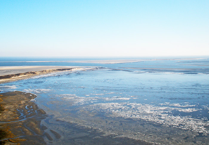 Wattenmeer aus der Luft