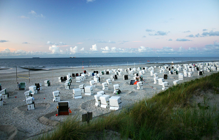 Strand zur Abendstunde