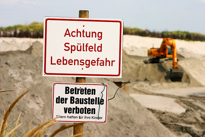 Achtung Spülfeld