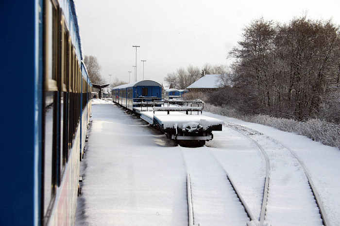 Blick zurück zum Bahnhof
