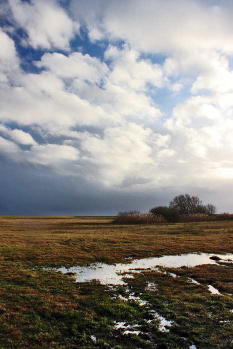 Wolken über dem Ostinnengroden