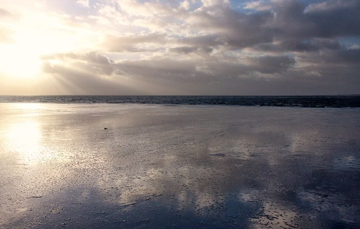 Wolkenspiegelung