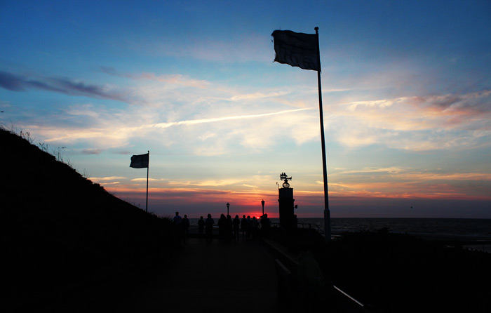 Abendstimmung an der Strandpromenade