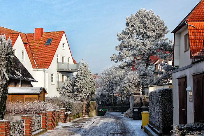 Robbenstraße im Hochwinter