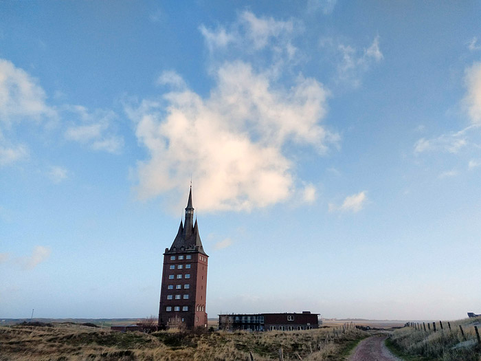 Westturm an Neujahr