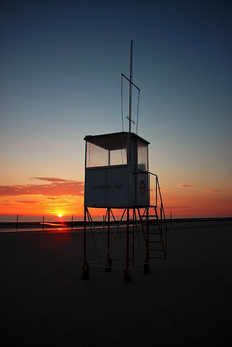 Morgenstimmung am Hauptbadeturm