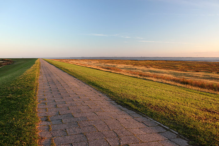 Spaziergang auf dem Ostgrodendeich