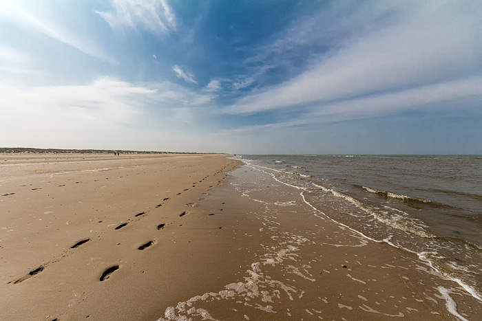 Spuren im Sand