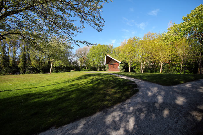 Rosengarten mit Musikpavillon