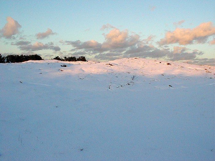 Verschneite D&uuml;nen
