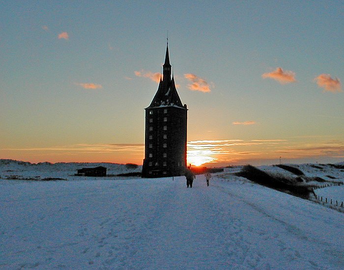 Sonnenuntergang am Westturm