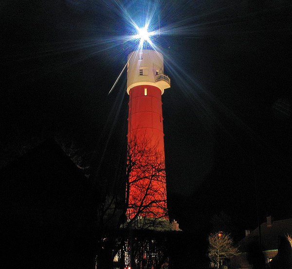 Leuchtender Alter Leuchtturm