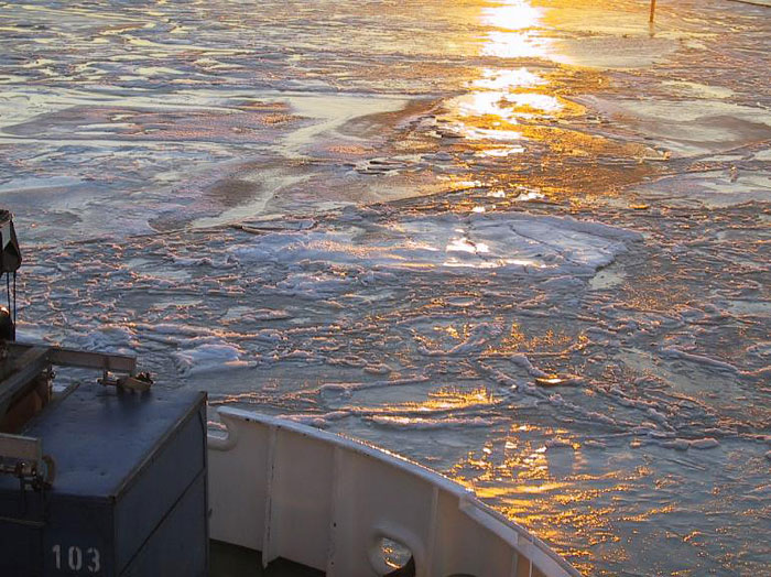 Letzte &Uuml;berfahrt von Wangerooge nach Harlesiel