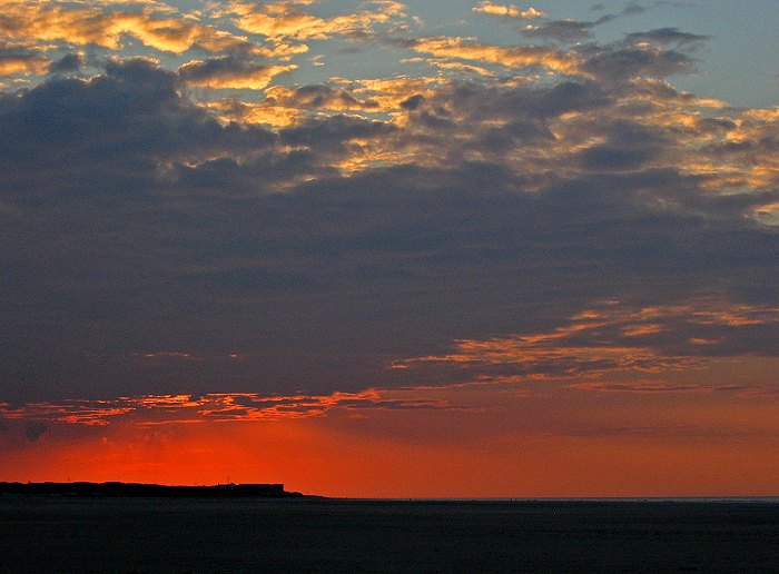 Sonnenuntergang am Strand