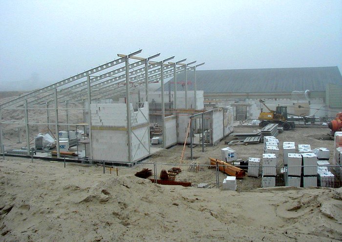 Bau des Kinderspielhauses