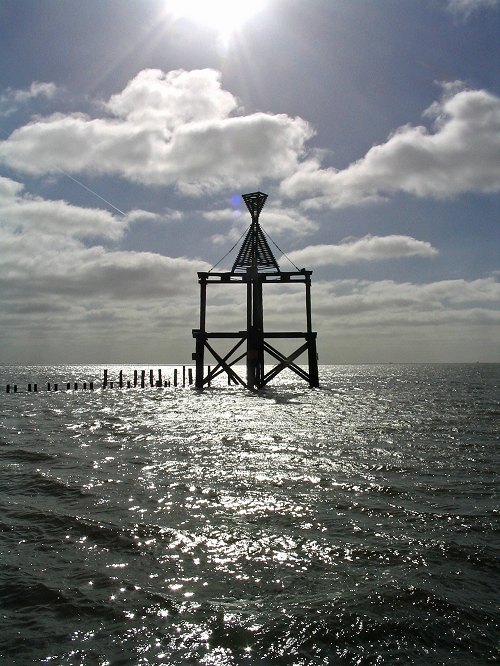 Ostbake im Gegenlicht