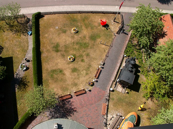 Blick auf den »Vorgarten« des Leuchtturms