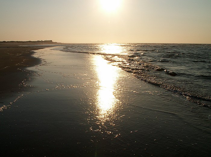 Sonnenuntergang am Strand
