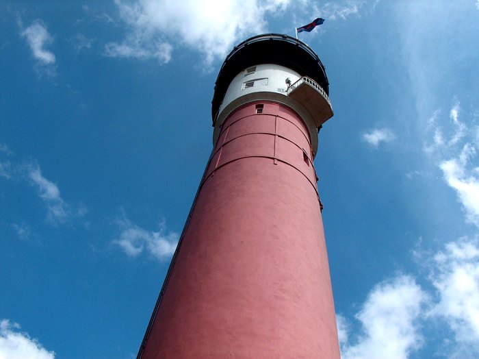 Alter Leuchtturm von unten