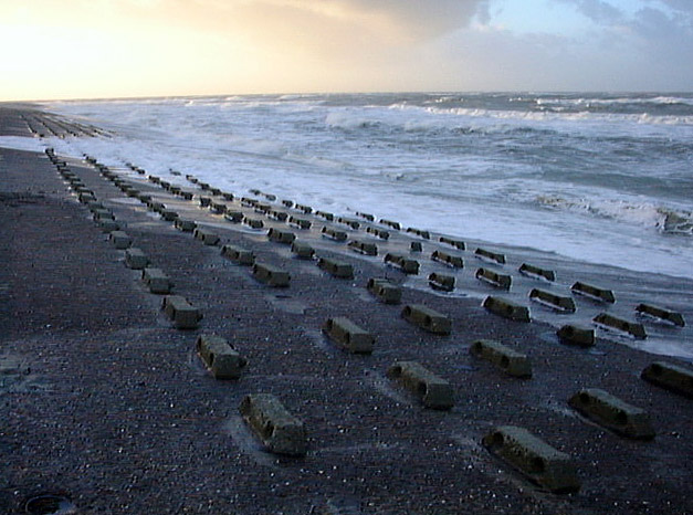Nordwest-L&auml;ngswerk bei st&uuml;rmischem Wetter