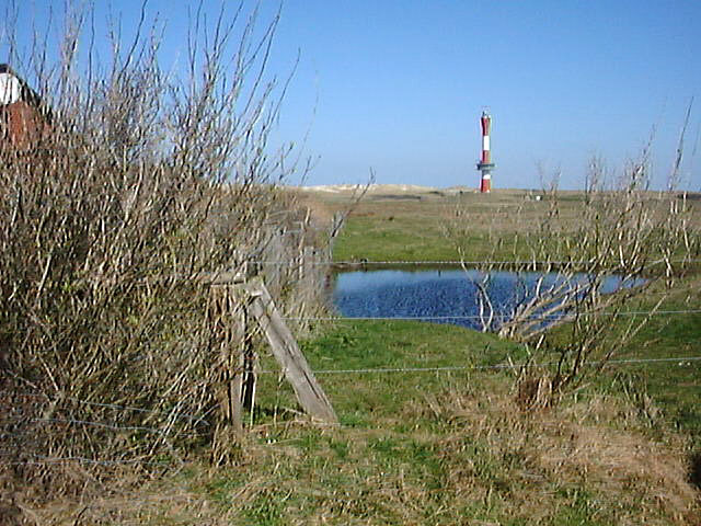 Neuer Leuchtturm vom Westdorf aus gesehen
