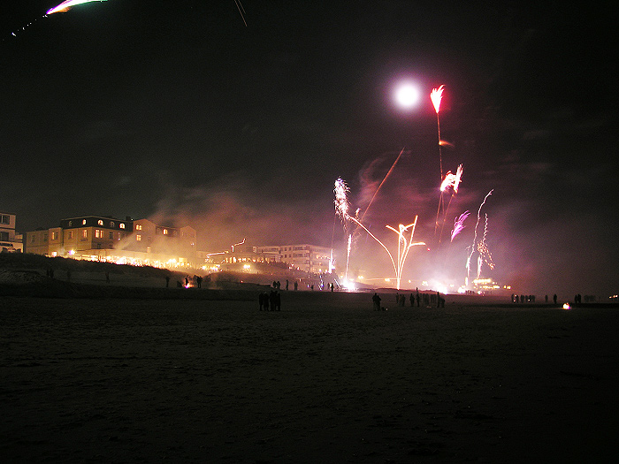 Feuerwerk am Hauptstrand