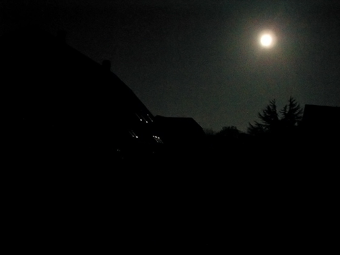 R&ouml;singstra&szlig;e im Mondschein