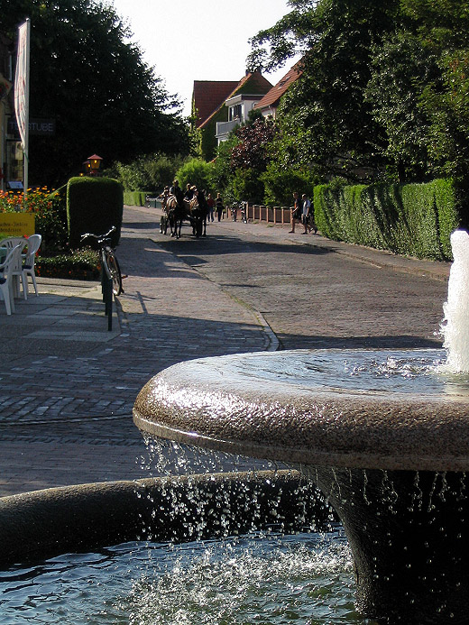 Sommerszenerie im Inseldorf