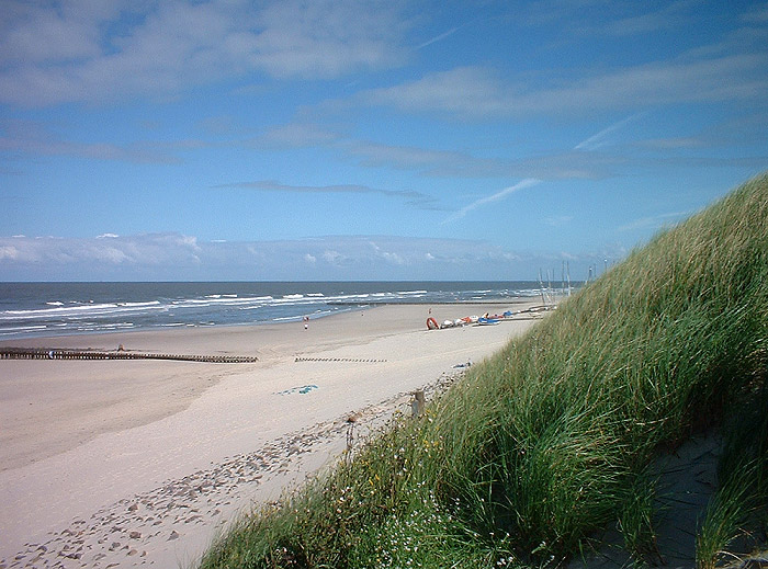 Blick von der Dünenüberwegung