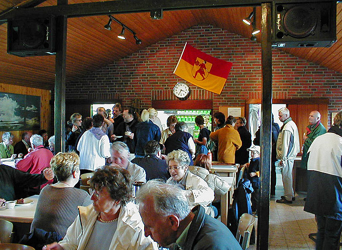 Saal des Inselheims R&uuml;stringen