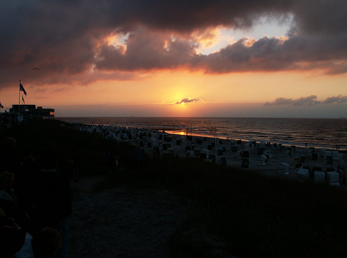 Sommer-Sonnenuntergang