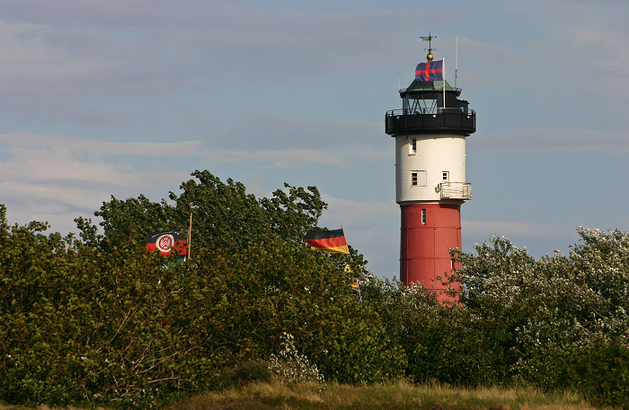 Alter Leuchtturm von den Osterd&uuml;nen gesehen