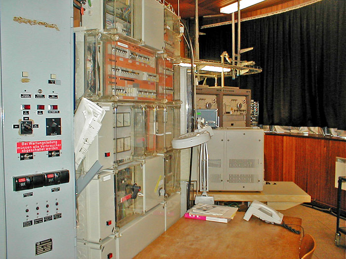 Radarraum im Mittelgeschoß des Neuen LT