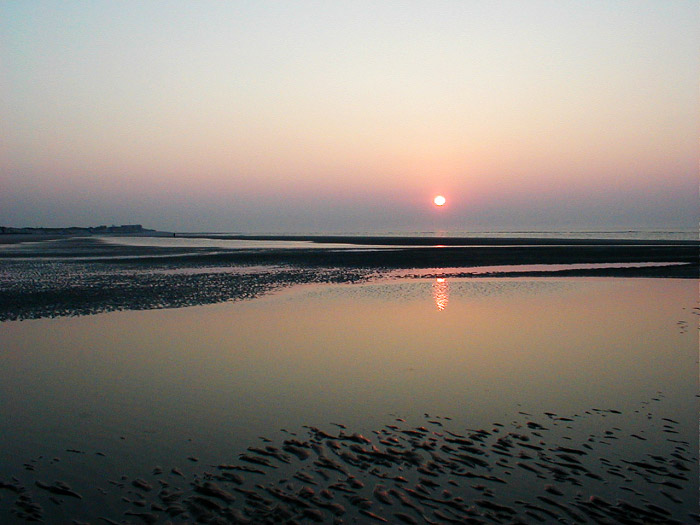 Sonnenuntergang am Strand