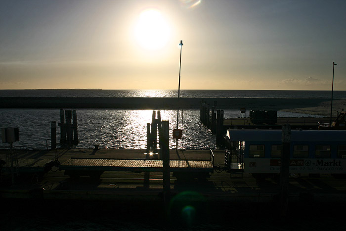 Westanleger im Gegenlicht