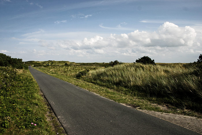 Rast an der Straße zum Westen