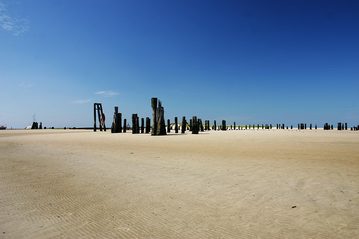 Spuren des ehemaligen Ostanlegers