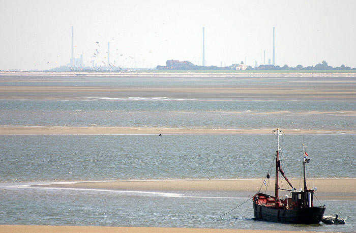 Blick ans friesische Festland