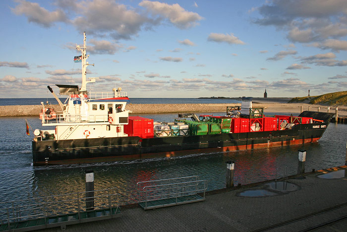 Frachtschiff »Harle Gatt«