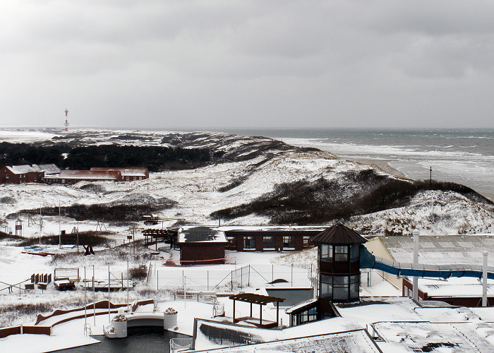 Meerwasser-Freizeitbad Oase von oben gesehen
