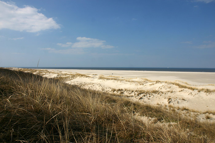 Blick von den Ostd&uuml;nen an den Strand