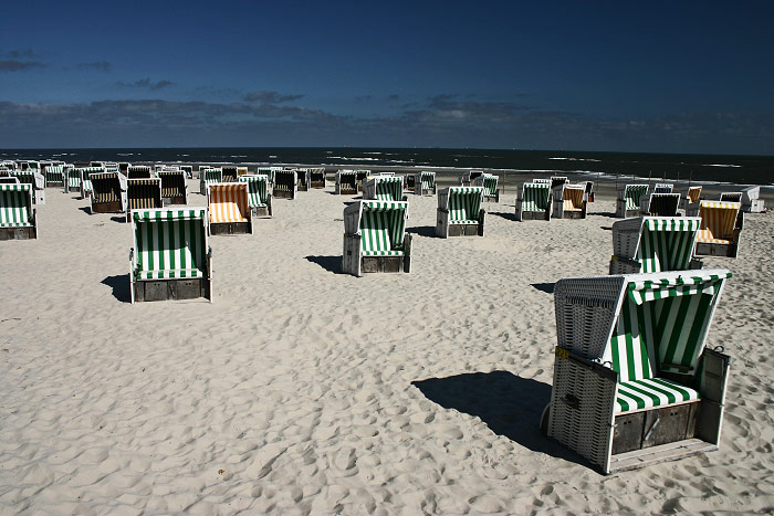 Verlassene Strandk&ouml;rbe