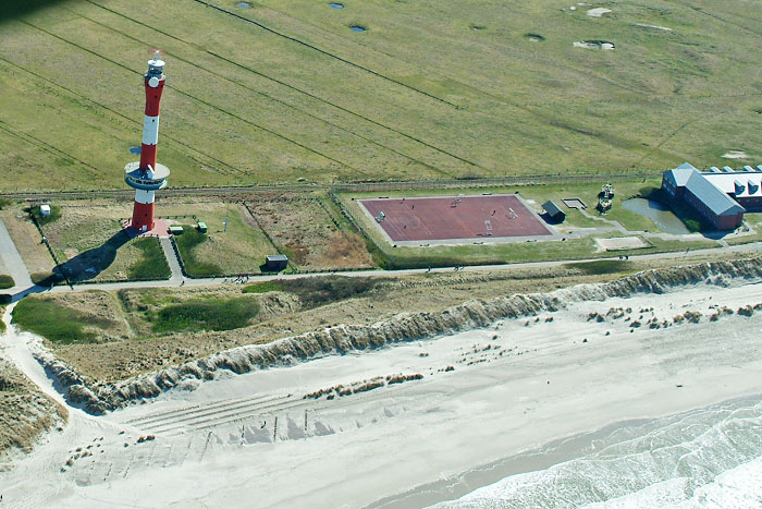 Luftaufnahme vom Neuen Leuchtturm