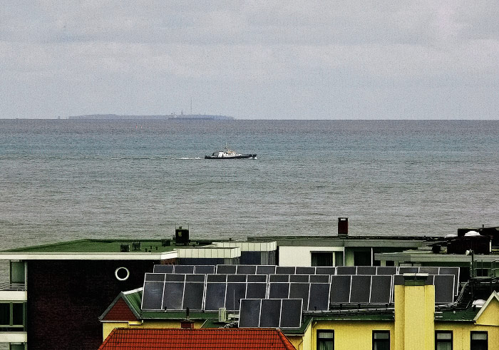 Helgoland vom Leuchtturm aus gesehen
