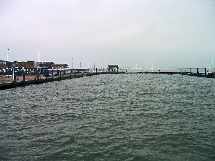 Ankunft am Westanleger